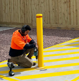 Simple installation with expert help on site